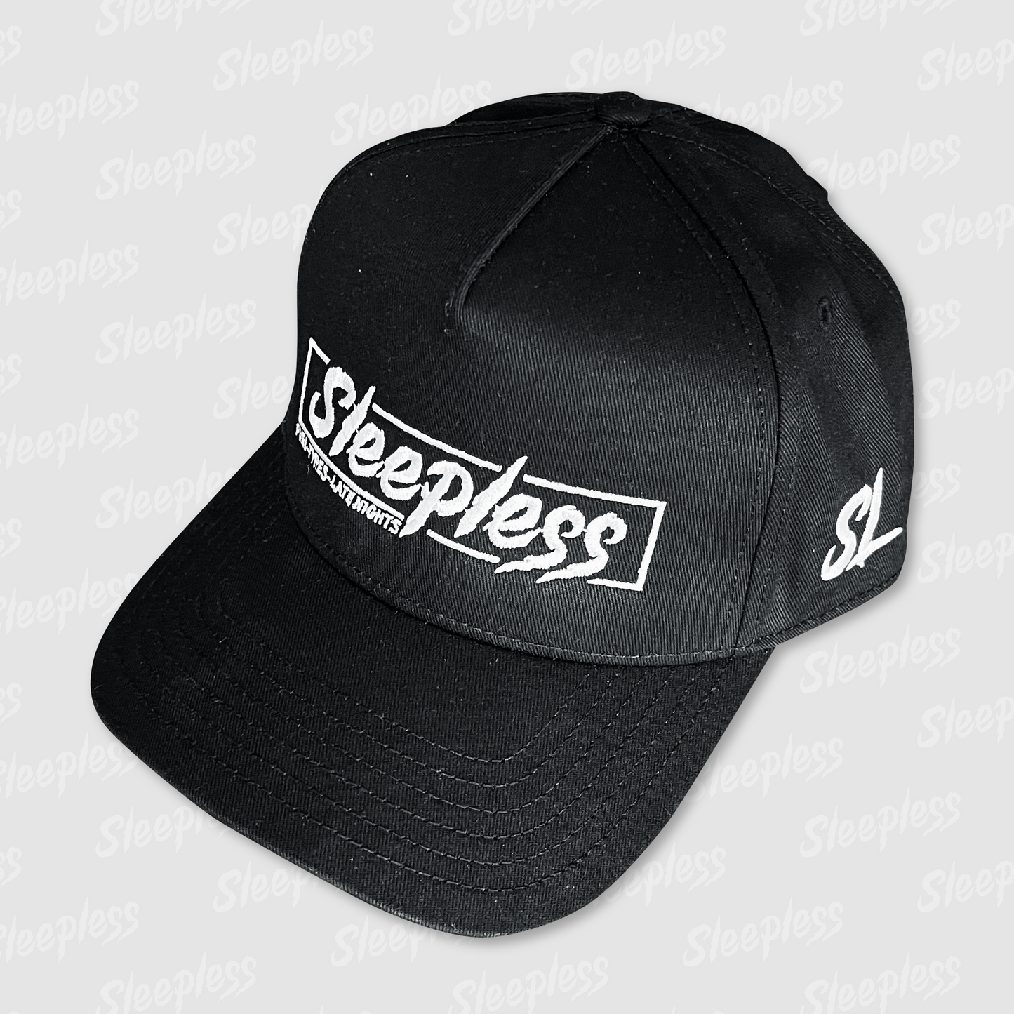 Sleepless Baseball Cap Black