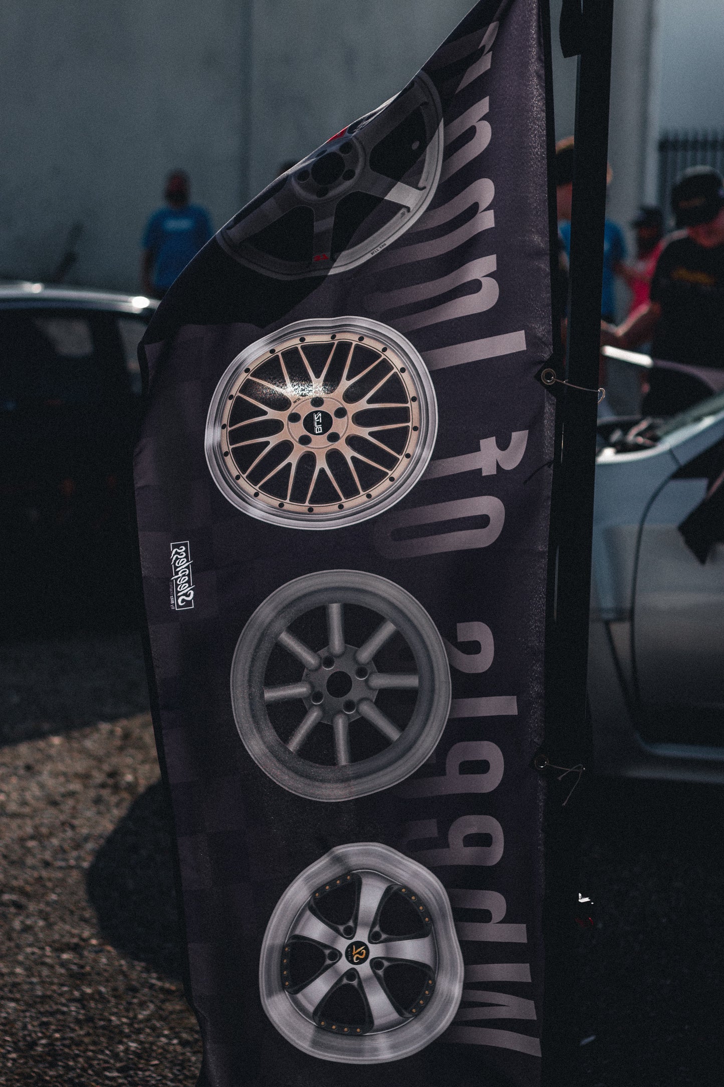 Wheels of Japan Nobori Flag