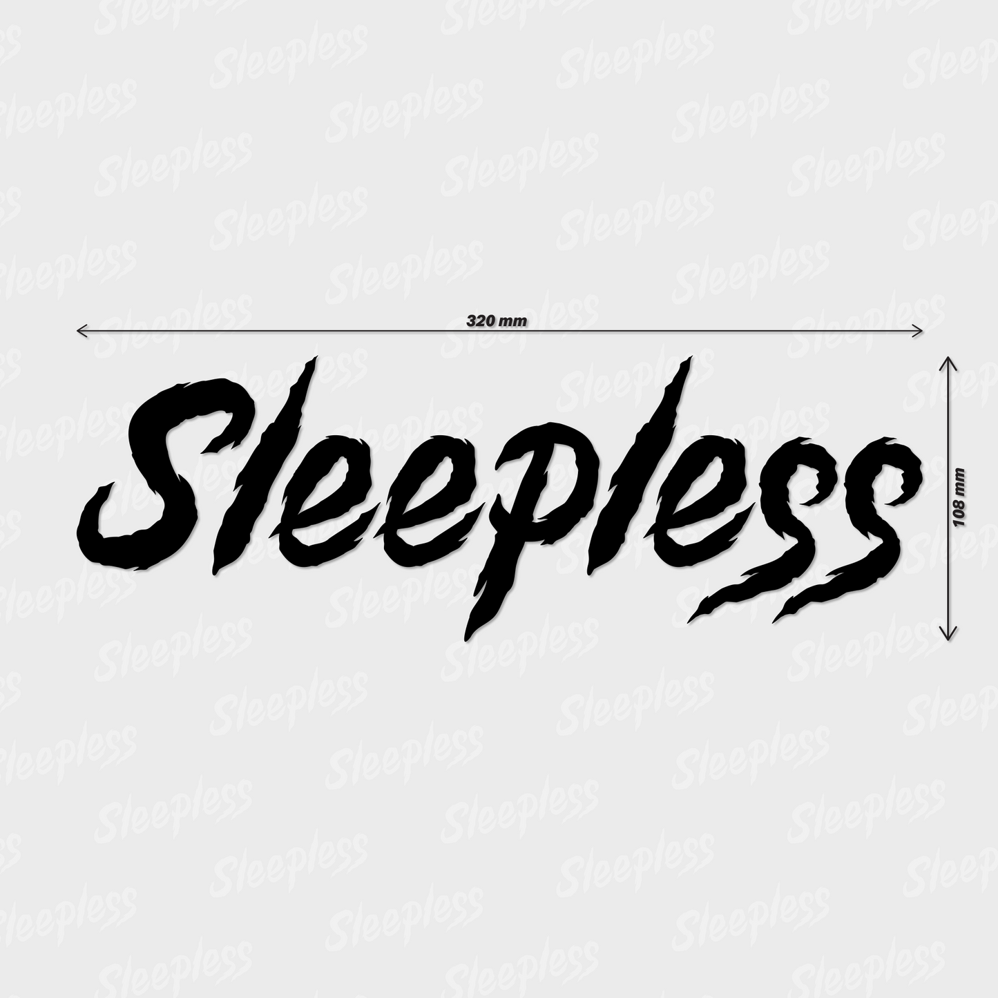 Sleepless Logo Sticker