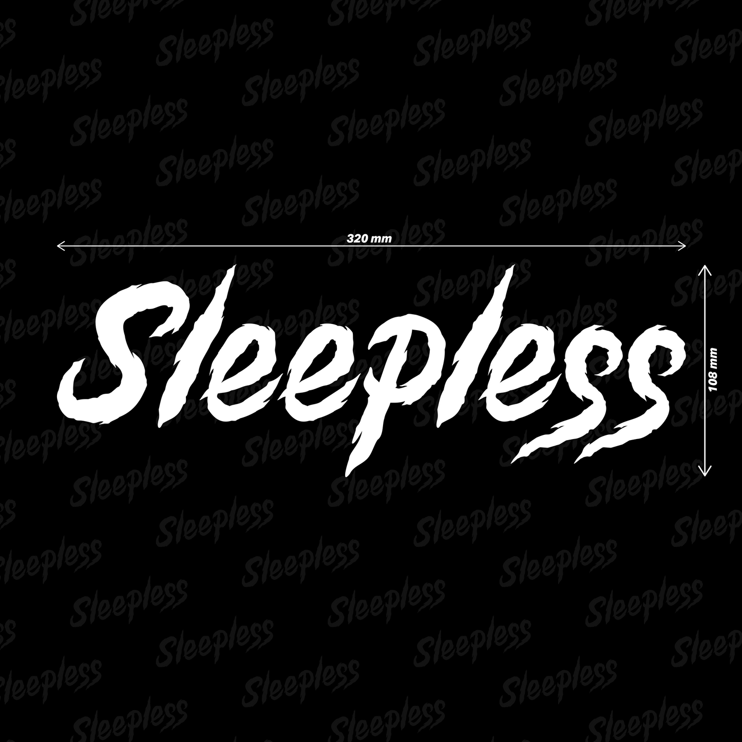 Sleepless Logo Sticker