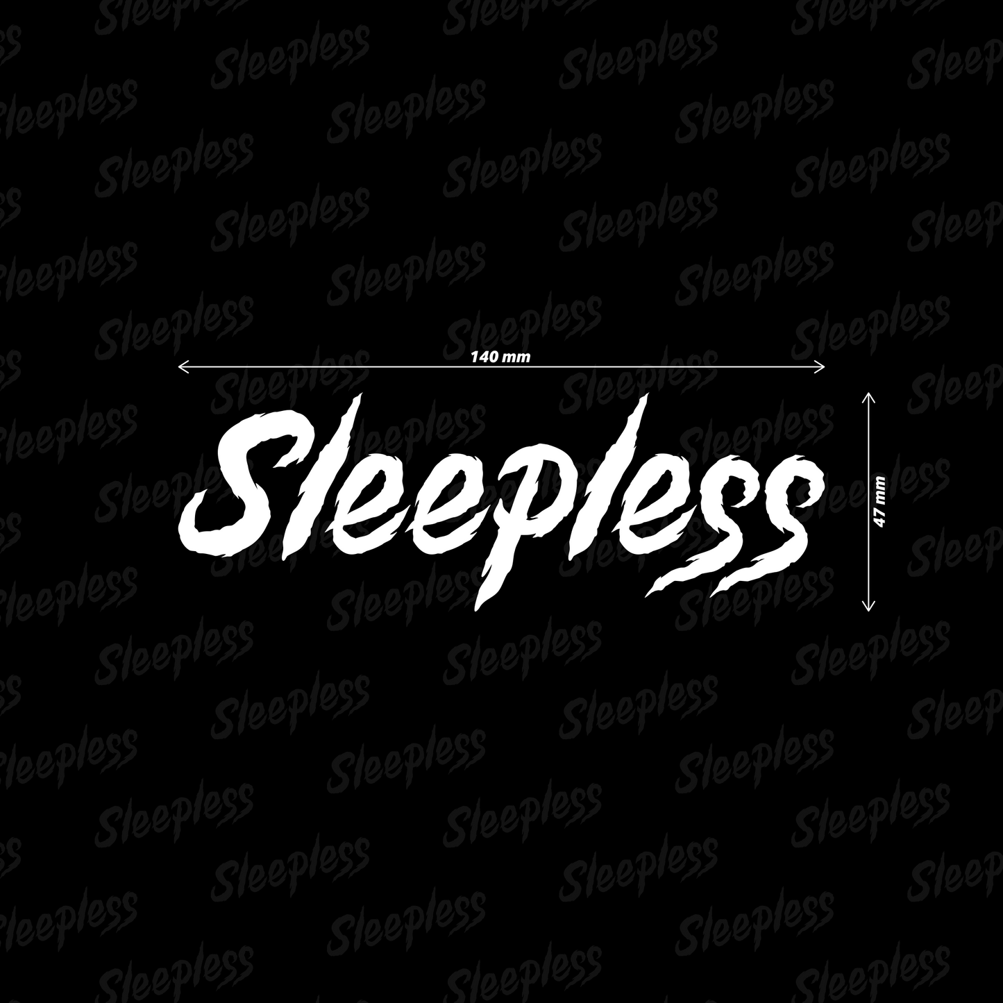 Sleepless Logo Sticker